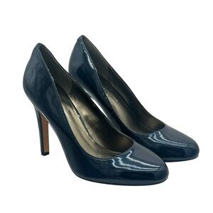 Jessica Simpson Glossy Navy Blue Heels